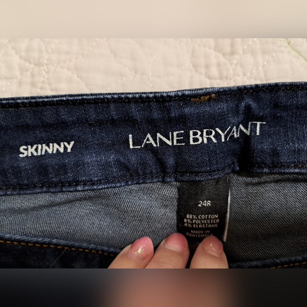 Lane Bryant women's skinny jeans, size 24. - Picture 3 of 3